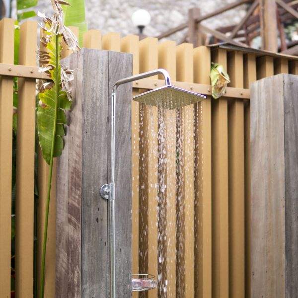 Cost of Outdoor Shower Plumbing in Navarre