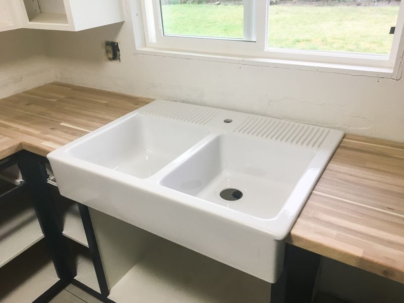 Pedestal Sink Installation