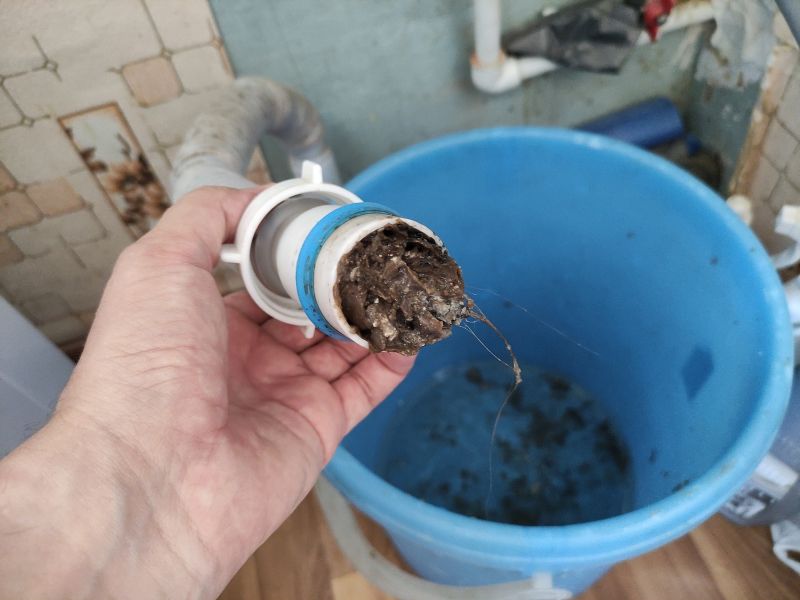 Stopped Up Drain Clearing